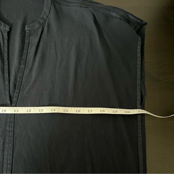 Vince Shift Dress Womens Small Navy Blue Sleeveless V-Neck Viscose Blend Pockets - Picture 12 of 13